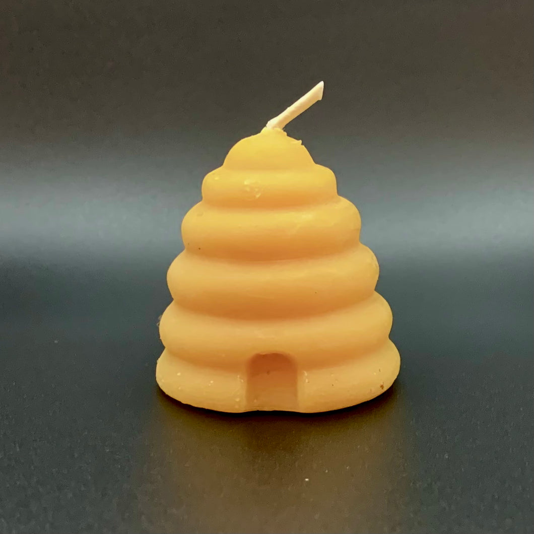 Bee Skep Beeswax Candle